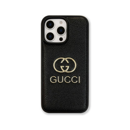 Leather GG Phone Case