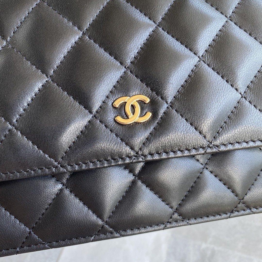 Chanel Wallet On Chain WOC Black Lambskin - Classic Black