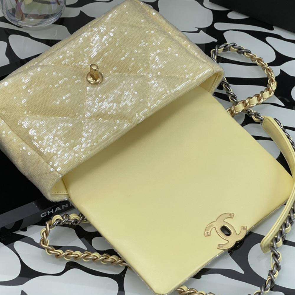 Chanel 19 Sequin Flap Bag