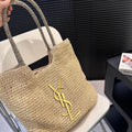 Saint Laurent YSL Raffia Bag