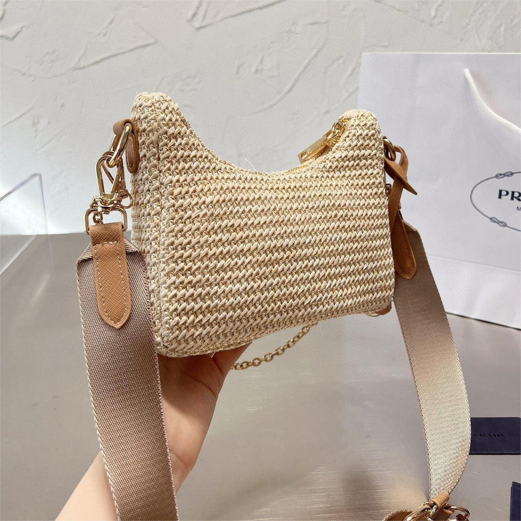Prada Handbag Re-Edition 2005 Bag 8.3X7X2.3Inch - Beige