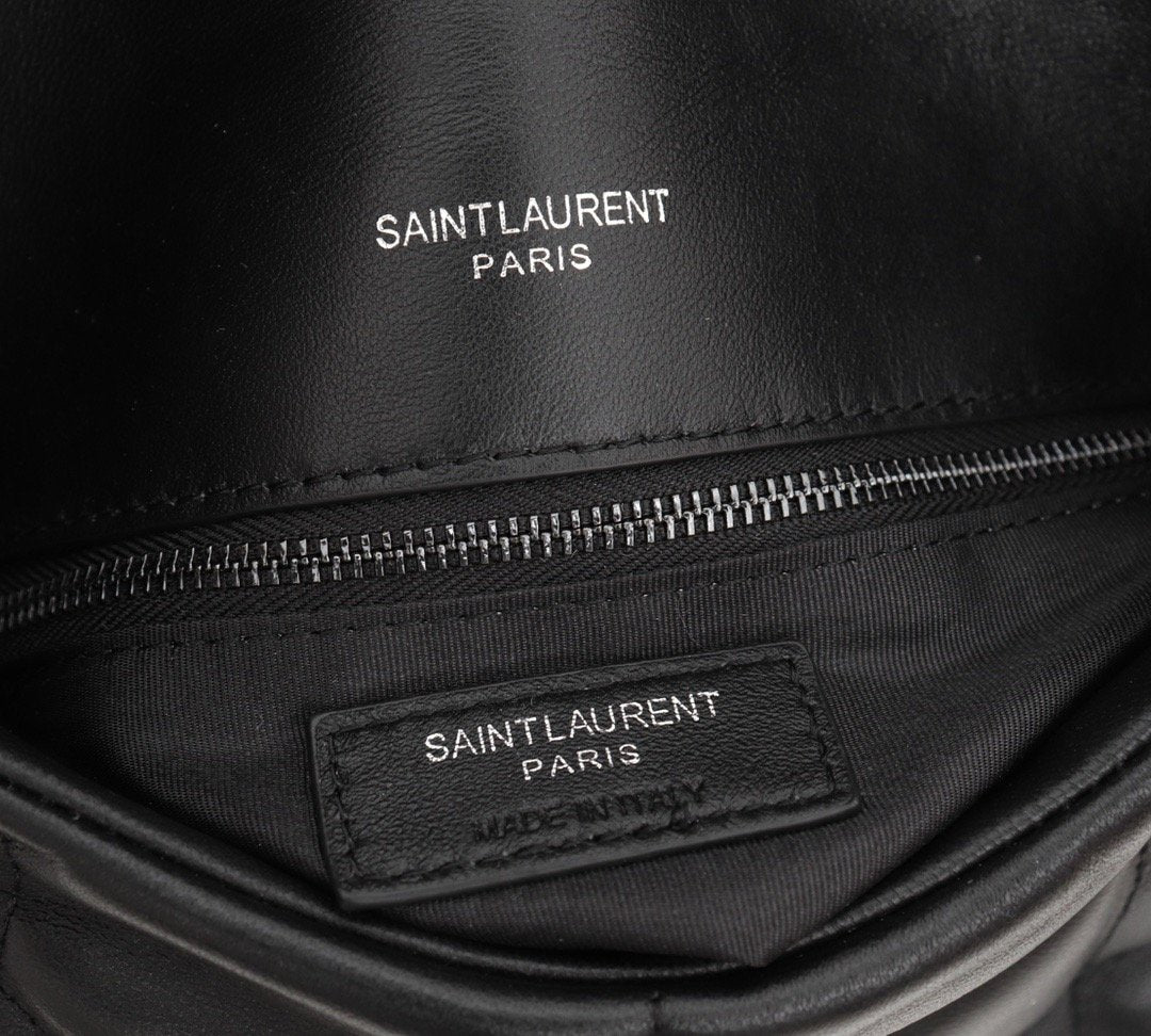 Saint Laurent Loulou Shoulder Bag - Black