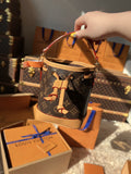 LV Nano Noé Monogram Canvas Mini Bucket Bag
