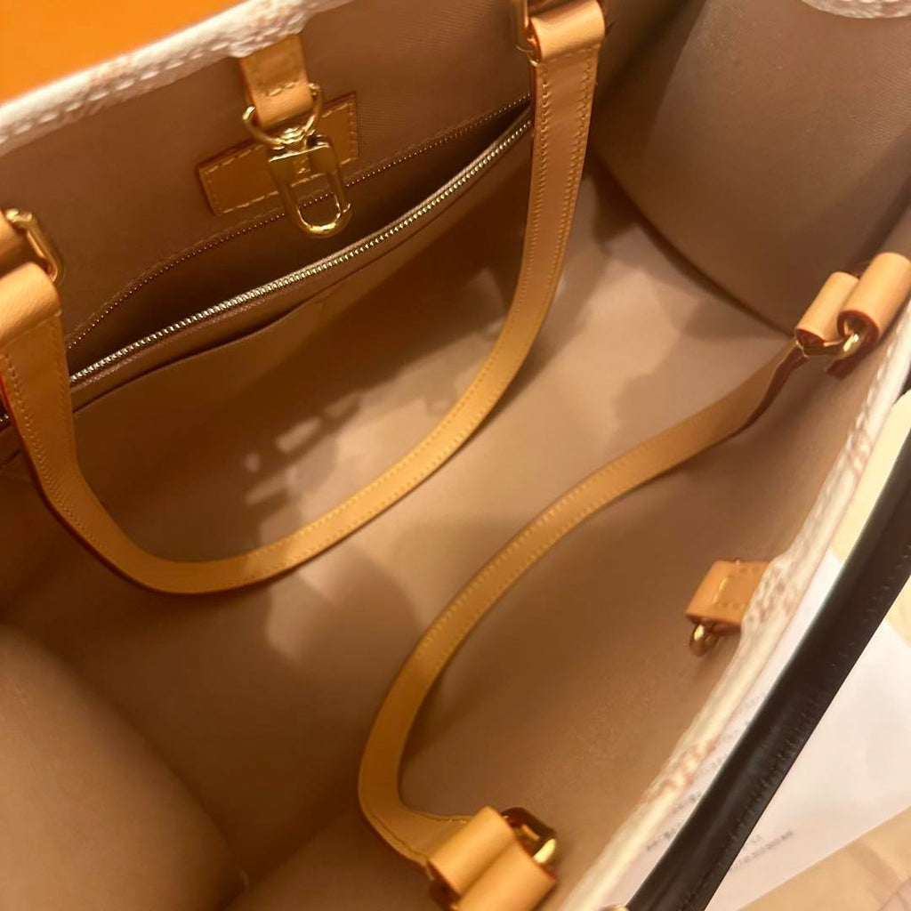 Louis Vuitton OnTheGo MM Tote Bag Monogram Dune Cruise