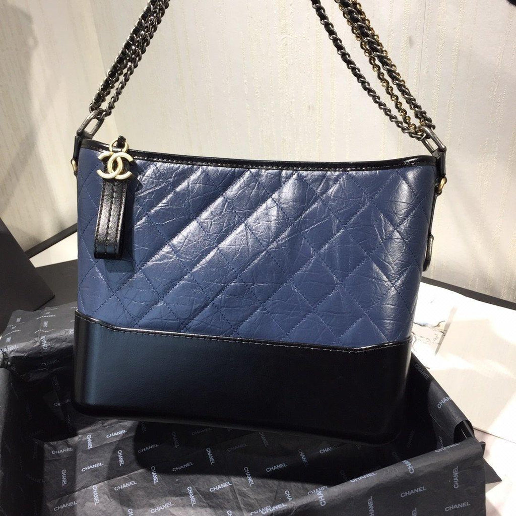 Chanel's Gabrielle Large Hobo Bag - Blue & Brown