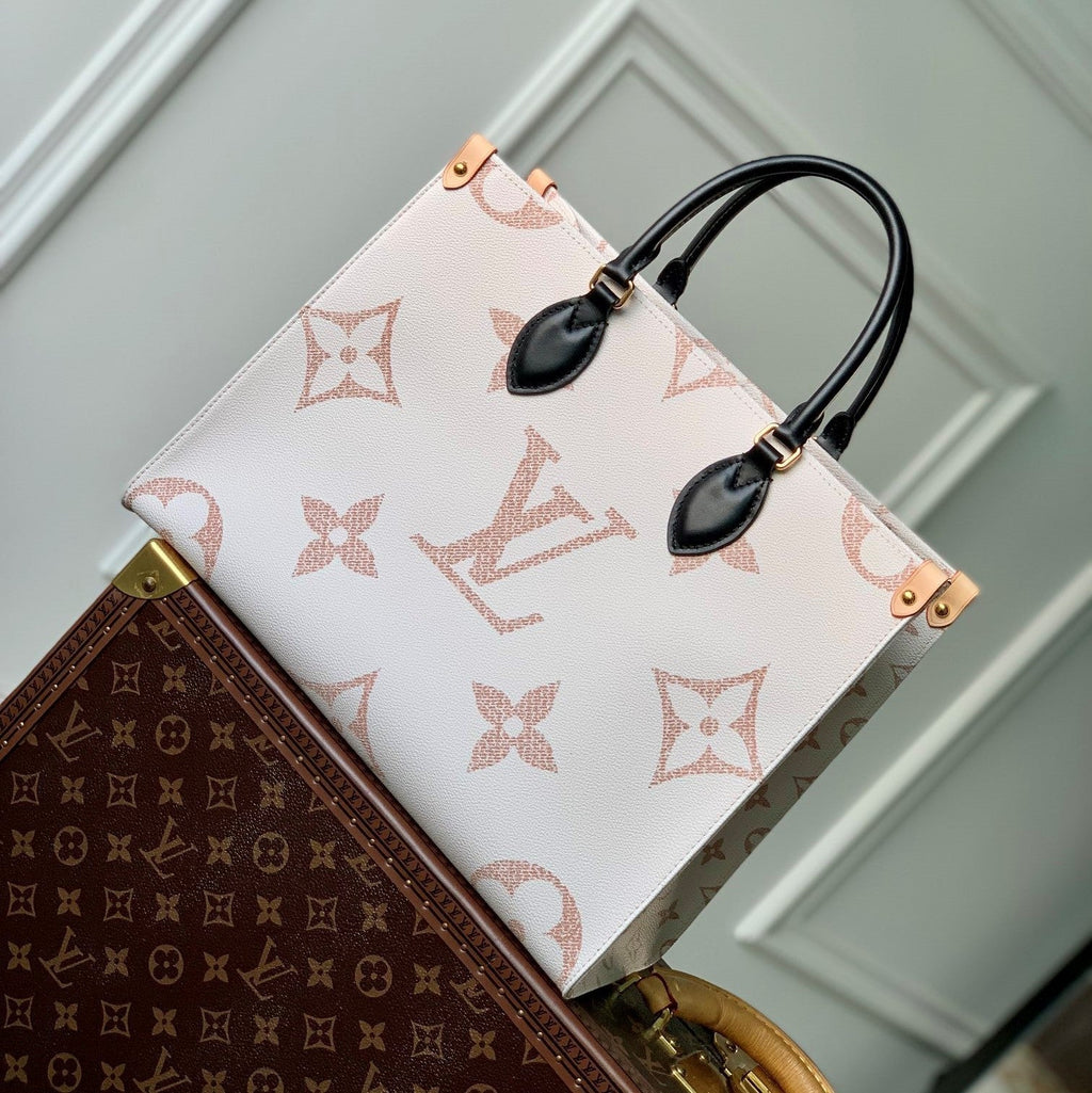 Louis Vuitton OnTheGo MM Tote Bag Monogram Dune Cruise