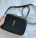 Crochet YSL Crossbody Bag - Black