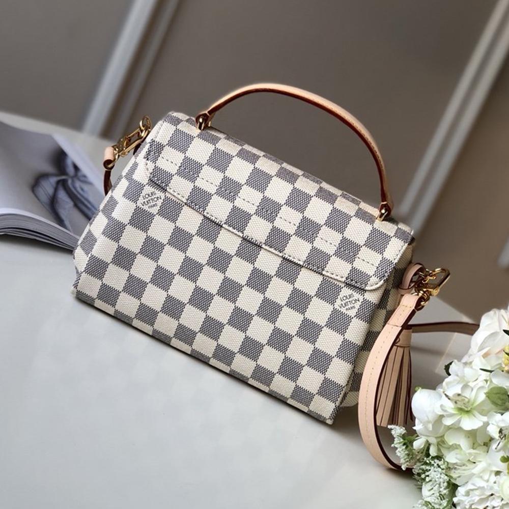 Louis Vuitton Croisette Damier Azur Handbag