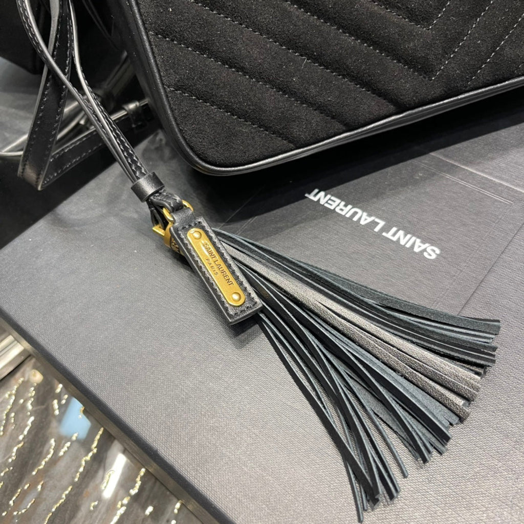 YSL Loulou Camera Bag 23cm 07 - Black