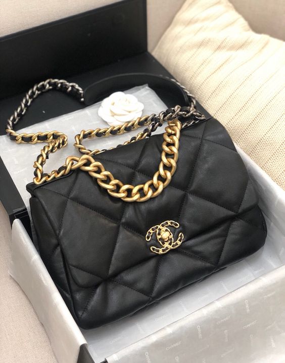 Chanel 19 Bag 30cm - Black