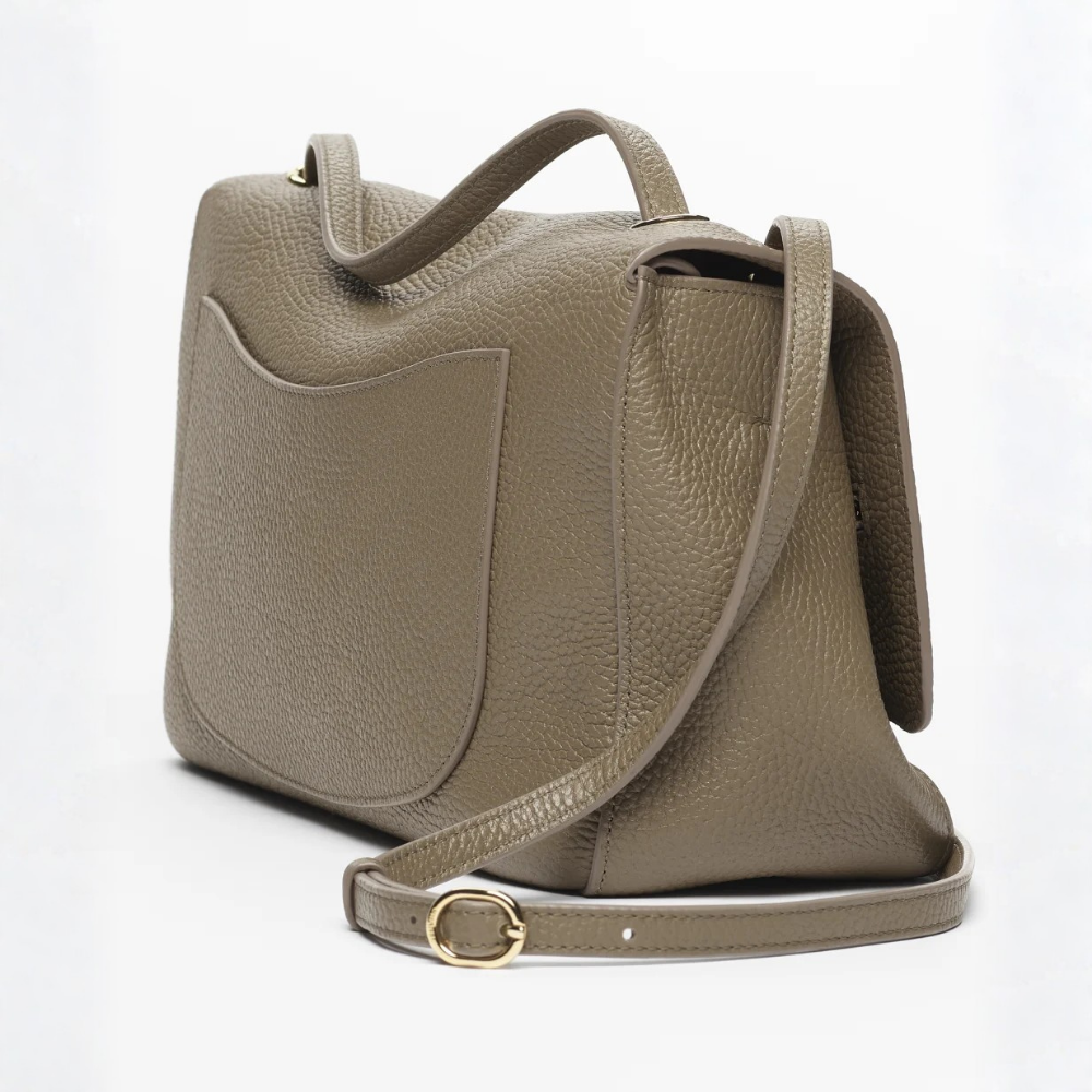 Chanel Maxi Flapbag Gold-Tone - Dark Khaki