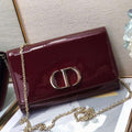 Dior 30 Montaigne Pouch - Maroon