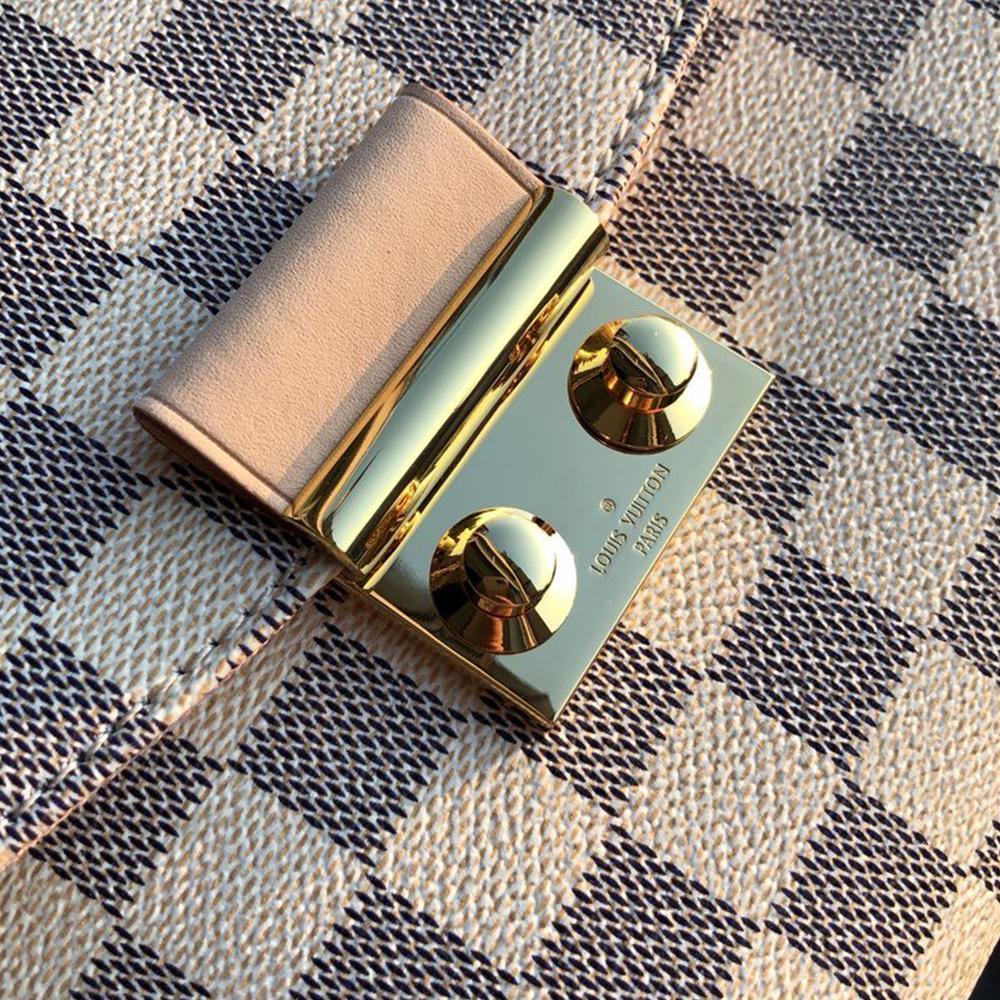 Louis Vuitton Croisette Damier Azur Handbag
