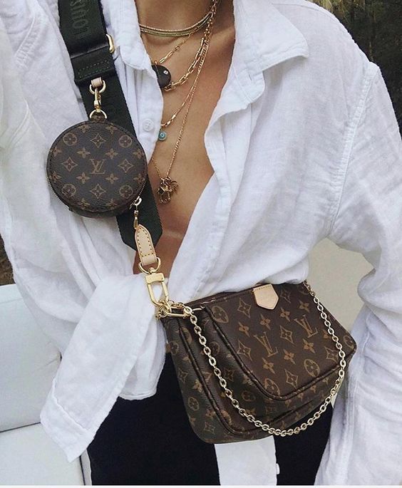 Louis Vuitton Multi-Pochette Bag - Brown