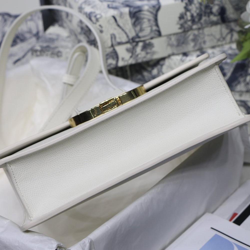 Dior 30 Montaigne Bag Latte Box Calfskin