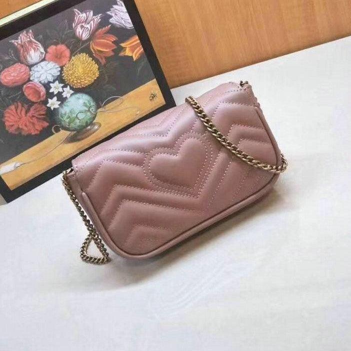 Gucci GG Marmont Mini Bag Women - Dusty Pink