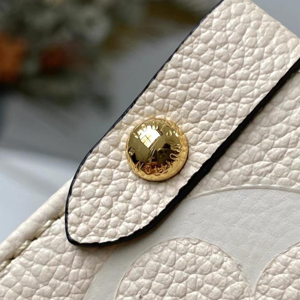 Louis Vuitton OnTheGo MM Tote Bag - Cream Saffron