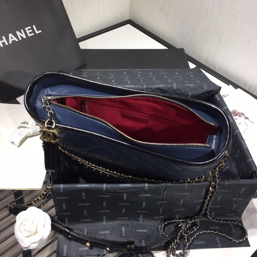 Chanel's Gabrielle Large Hobo Bag - Blue & Brown