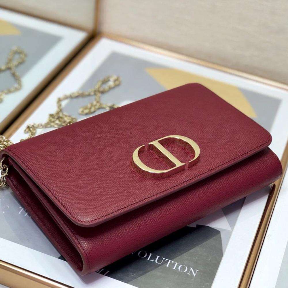 Dior 30 Montaigne Pouch - Red
