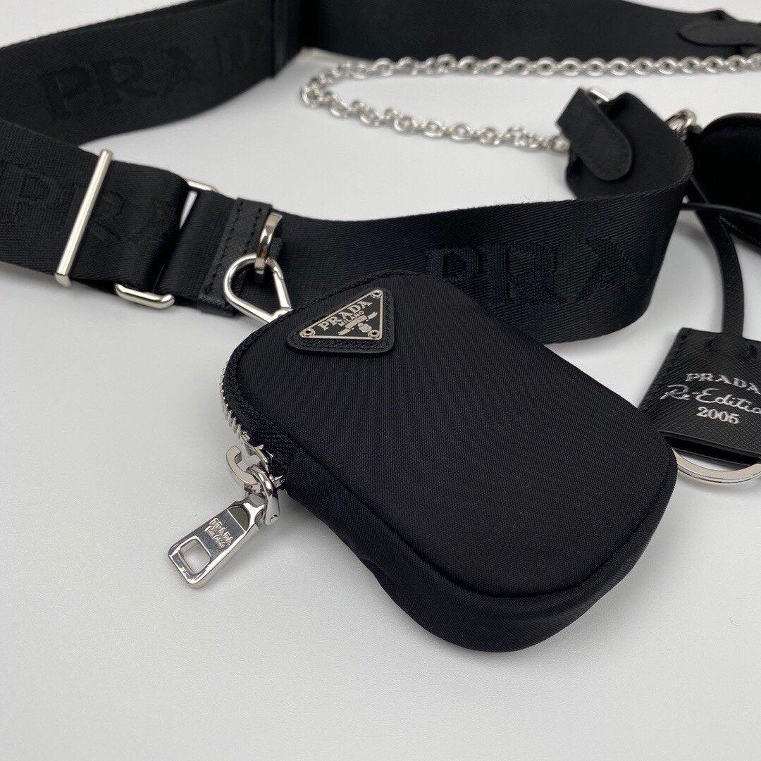 Prada Re-Edition 2005 Re Nylon Bag - Black