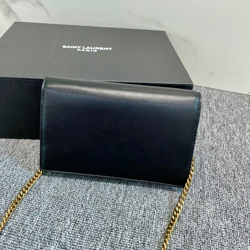 YSL Cassandra Shoulder Black Bag