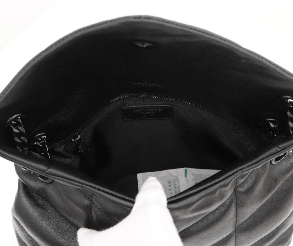 Saint Laurent Loulou Shoulder Bag - Black