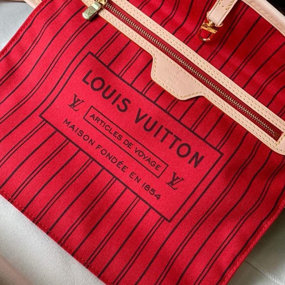 Louis Vuitton Neverfull MM Monogram Canvas Tote Bag