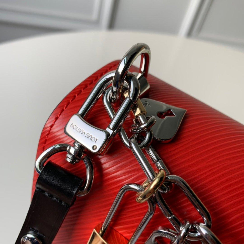Louis Vuitton Twist MM Handbag - Red