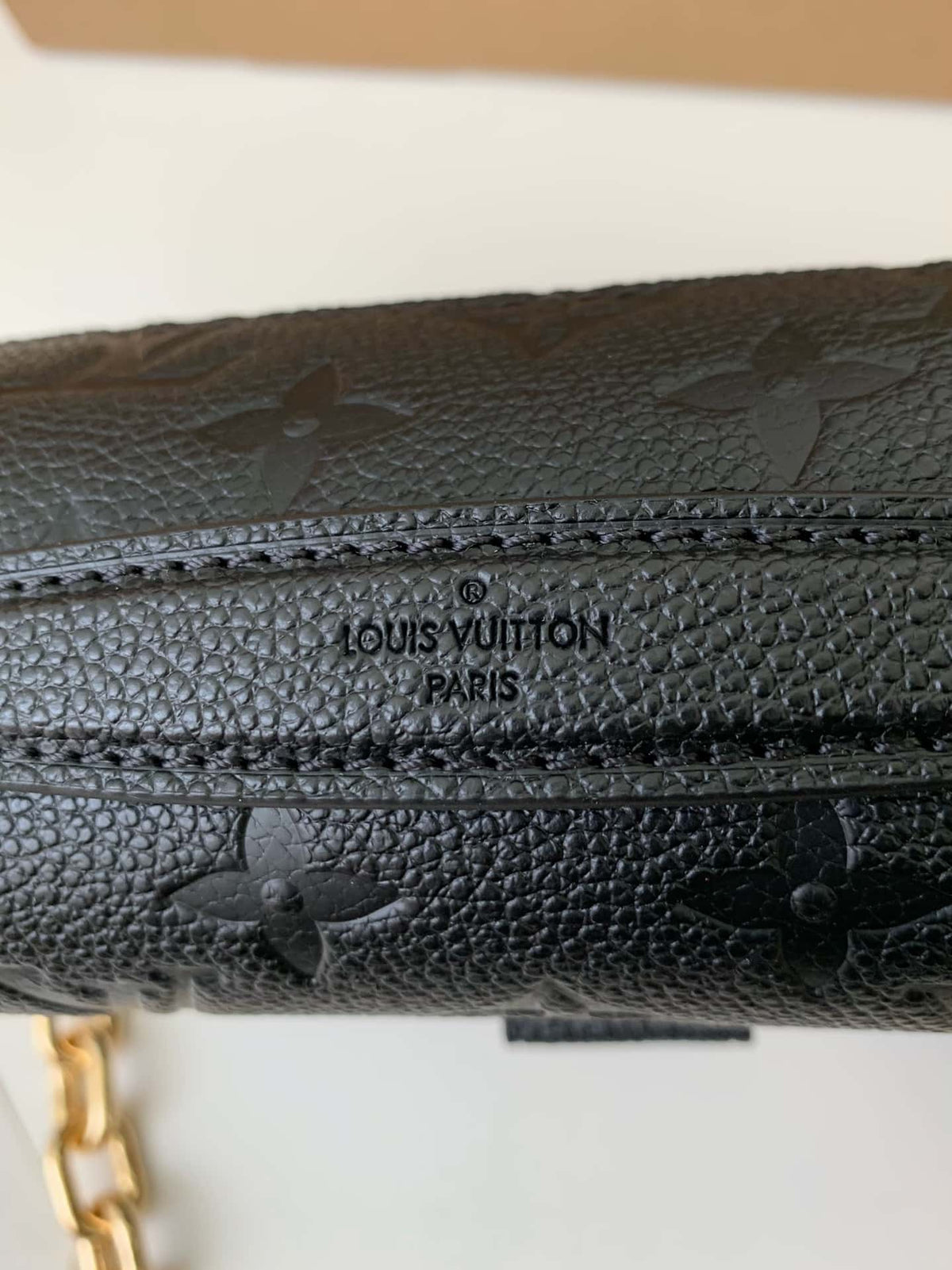 Louis Vuitton Monogram Empreinte Handbag - Black