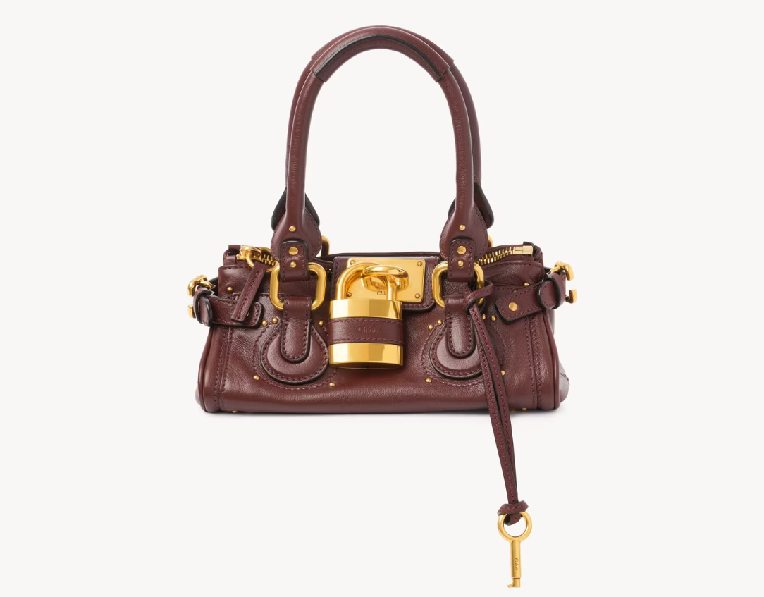 Chloe Small Paddington Bag in Grained Leather