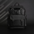Prada Nylon & Leather Multi-Pocket Backpack – Black - Classic Black