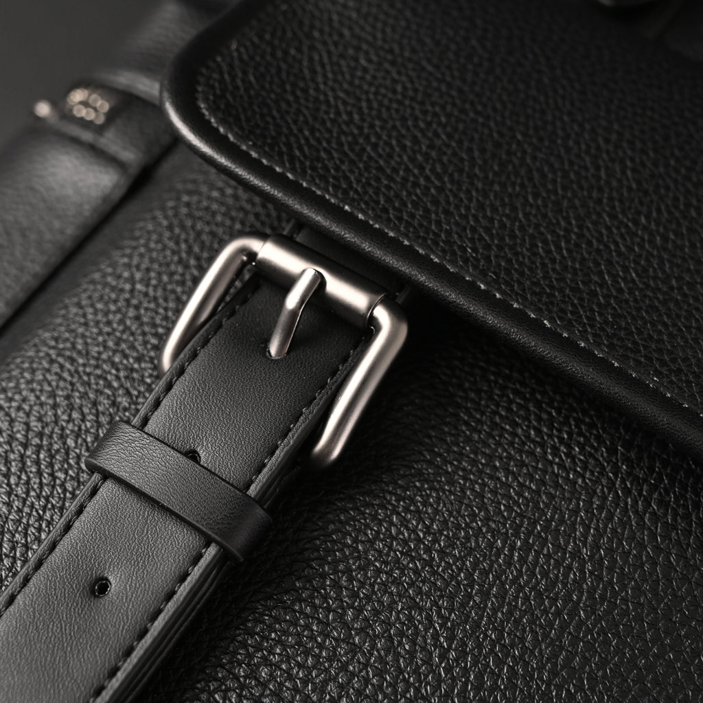 Prada Nylon & Leather Multi-Pocket Backpack – Black - Classic Black