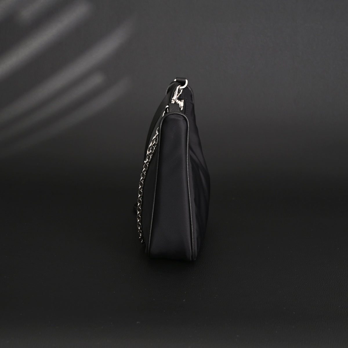 Prada Re-Edition 2005 Nylon Shoulder Bag – Black - Black with Silver-Tone Hardware