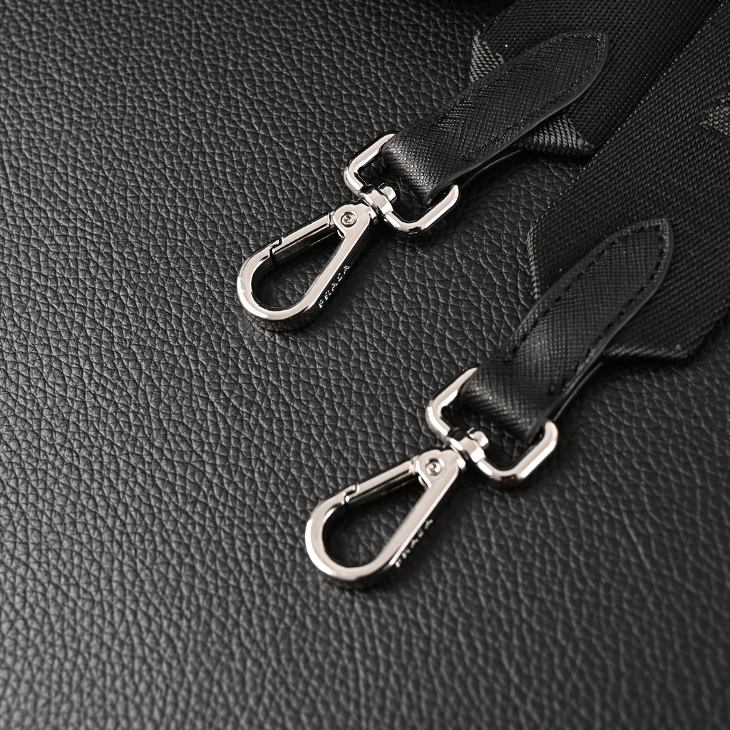 Prada Re-Edition 2005 Nylon Shoulder Bag – Black - Black with Silver-Tone Hardware
