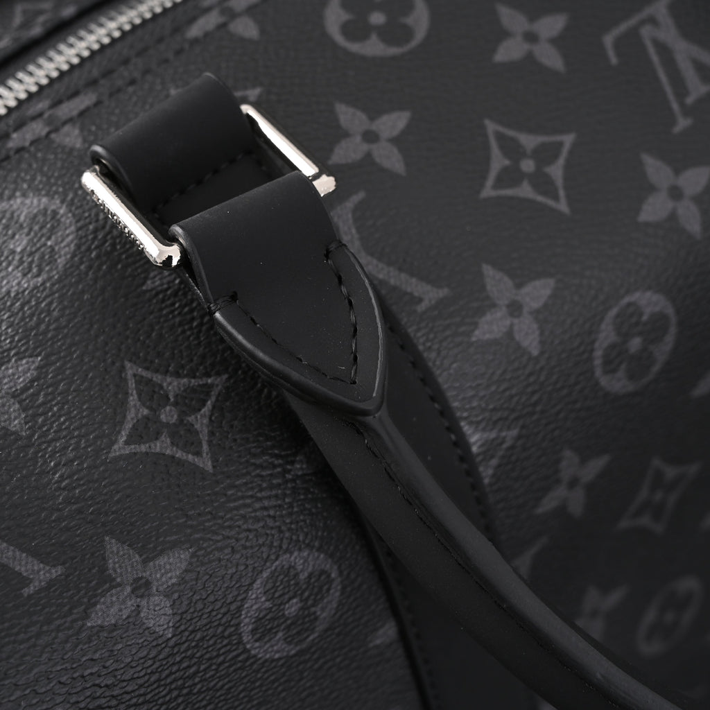 Louis Vuitton Keepall Bandoulière 50 Monogram Eclipse Travel Bag