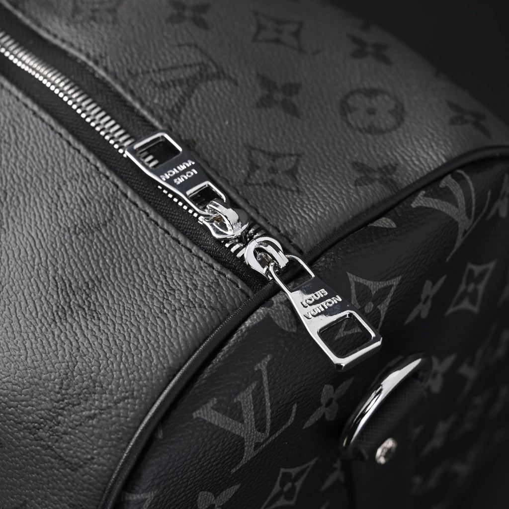 Louis Vuitton Keepall Bandoulière 45 Monogram Eclipse Travel Bag