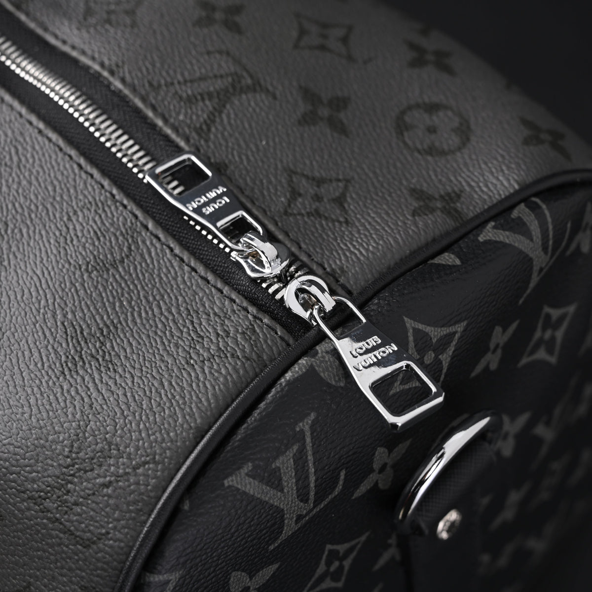 Louis Vuitton Keepall Bandoulière 45 Monogram Eclipse Travel Bag