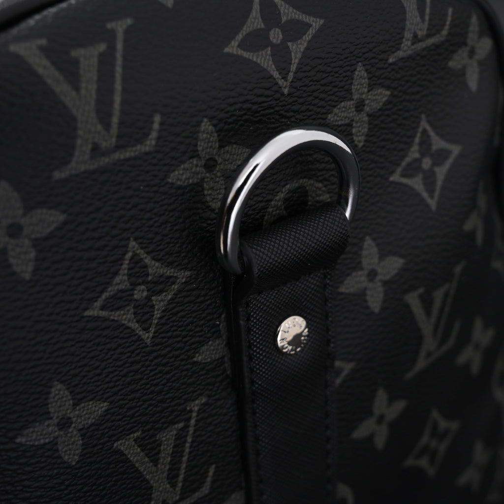 Louis Vuitton Keepall Bandoulière 45 Monogram Eclipse Travel Bag