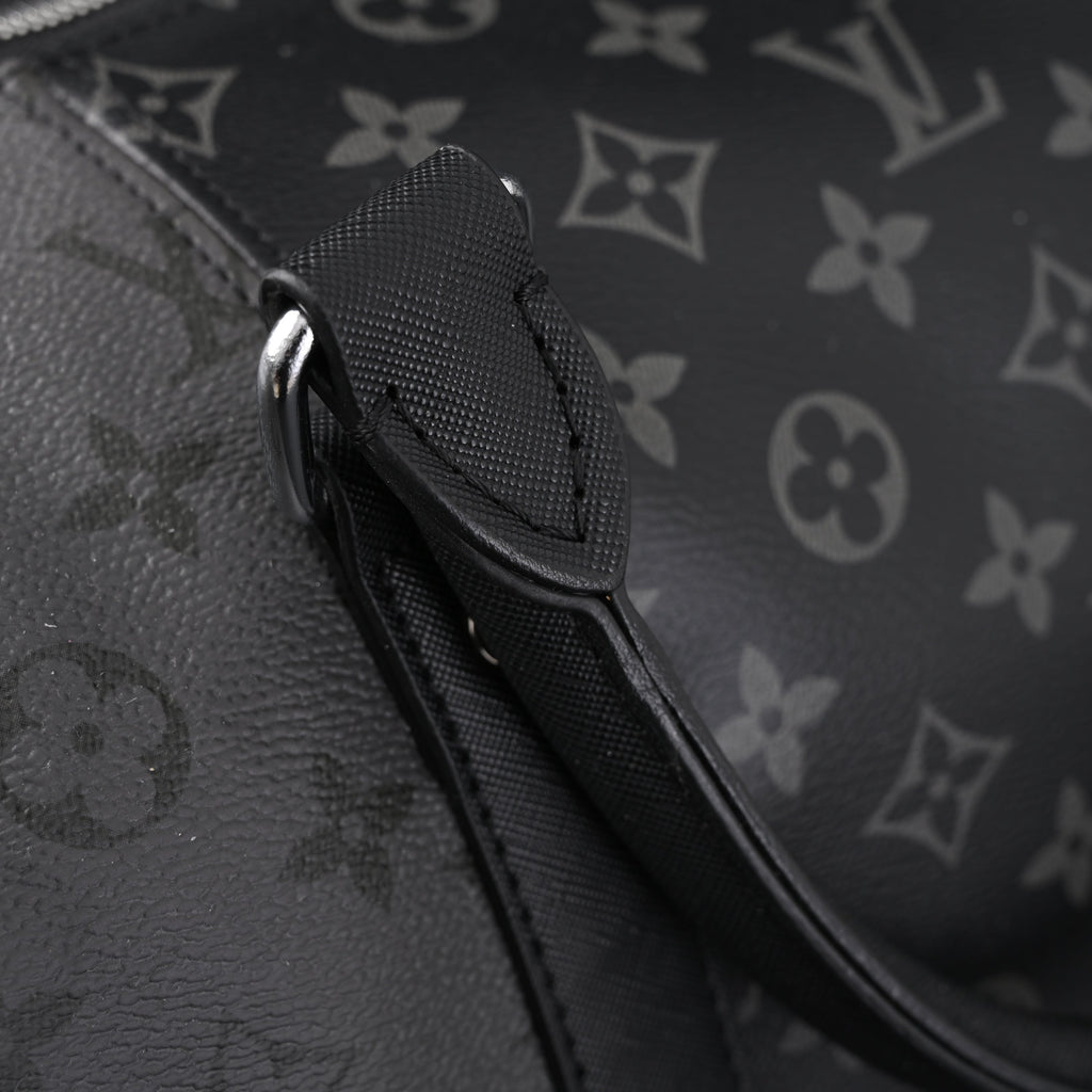 Louis Vuitton Keepall Bandoulière 45 Monogram Eclipse Travel Bag
