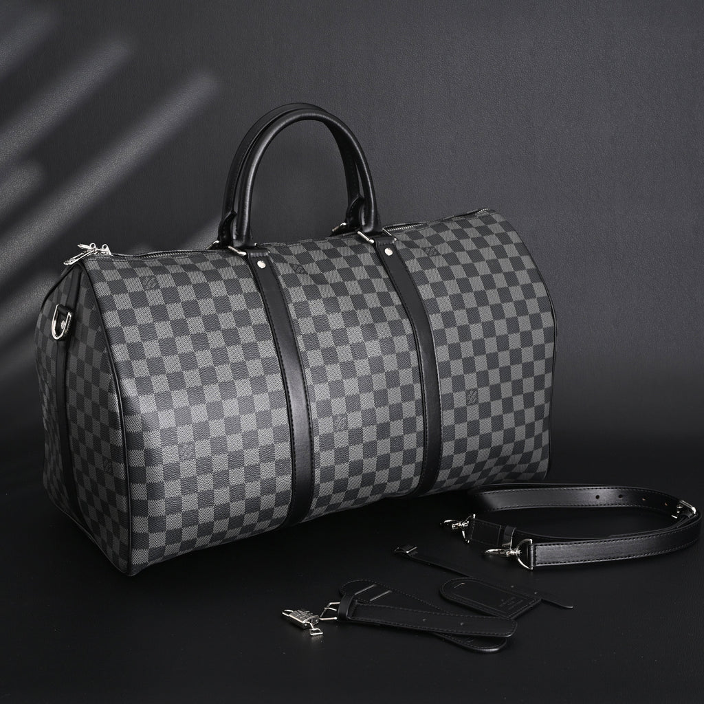 Louis Vuitton Keepall Bandoulière 45 Damier Graphite Canvas Travel Bag