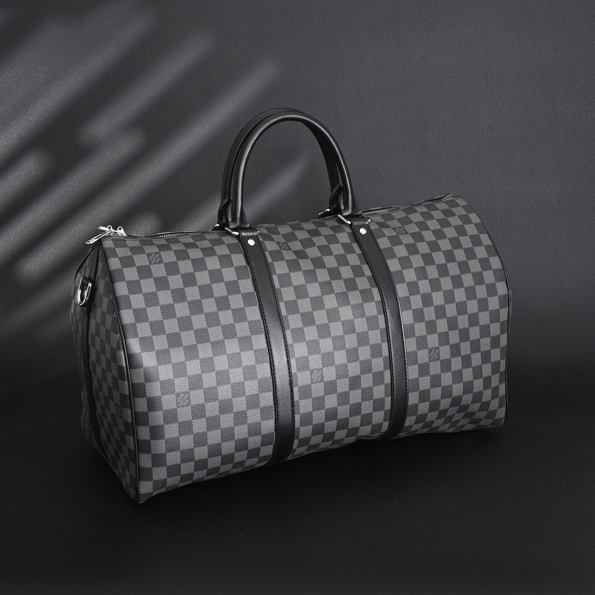 Louis Vuitton Keepall Bandoulière 45 Damier Graphite Canvas Travel Bag