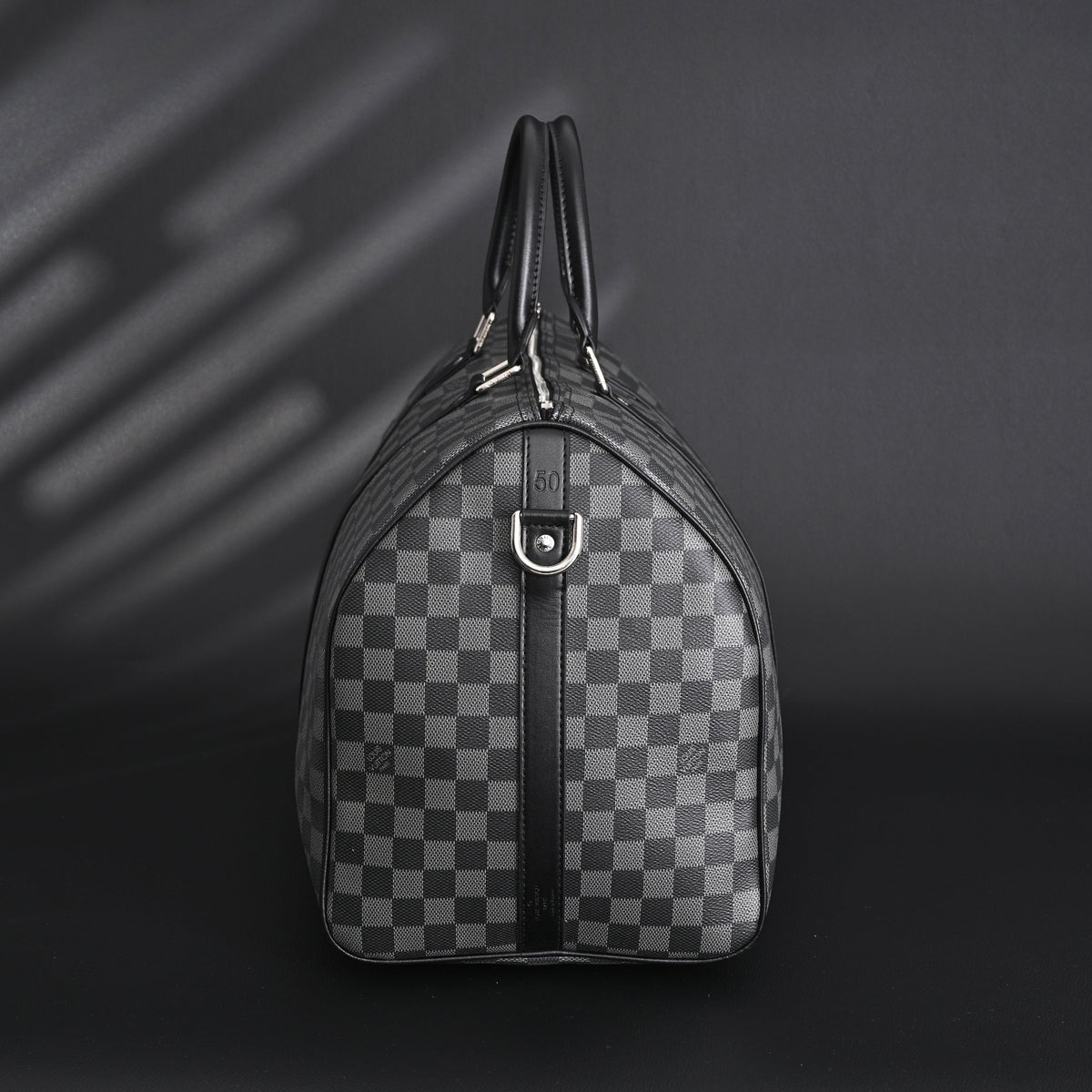 Louis Vuitton Keepall Bandoulière 45 Damier Graphite Canvas Travel Bag