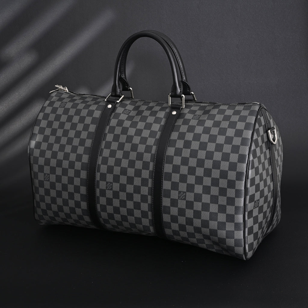 Louis Vuitton Keepall Bandoulière 45 Damier Graphite Canvas Travel Bag
