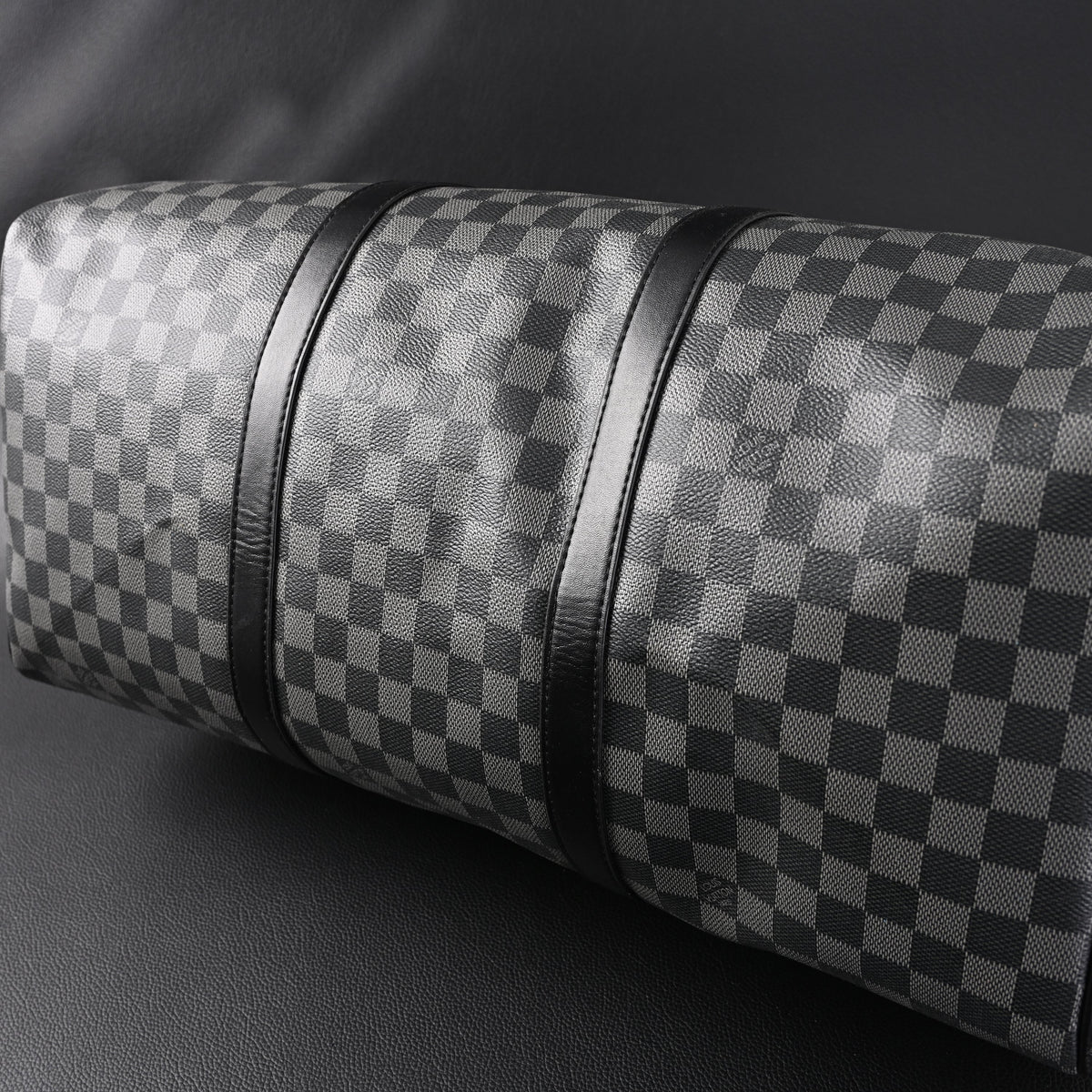 Louis Vuitton Keepall Bandoulière 45 Damier Graphite Canvas Travel Bag