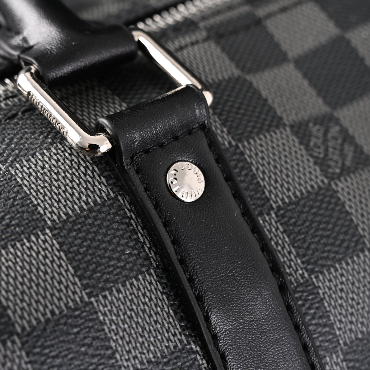 Louis Vuitton Keepall Bandoulière 45 Damier Graphite Canvas Travel Bag