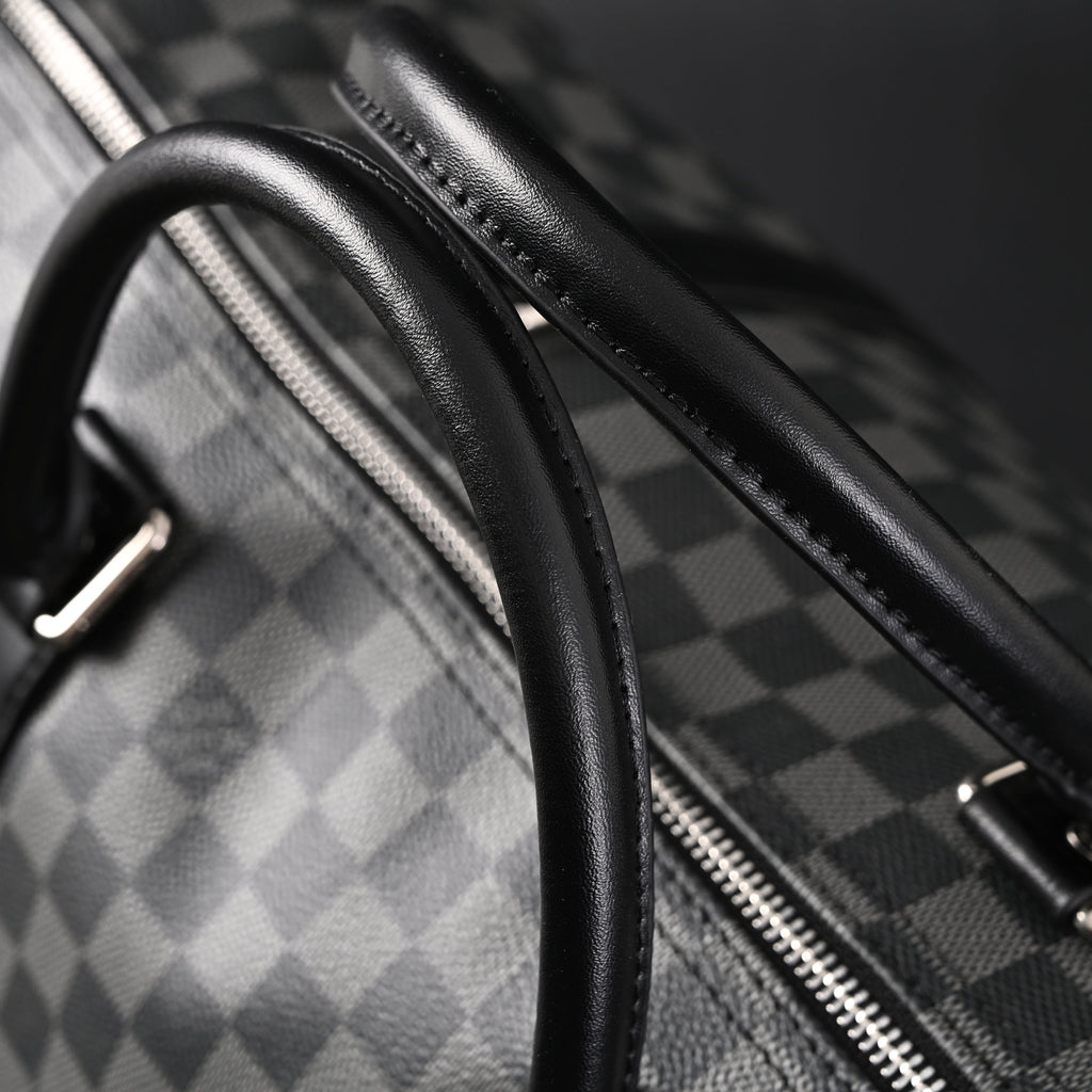 Louis Vuitton Keepall Bandoulière 45 Damier Graphite Canvas Travel Bag