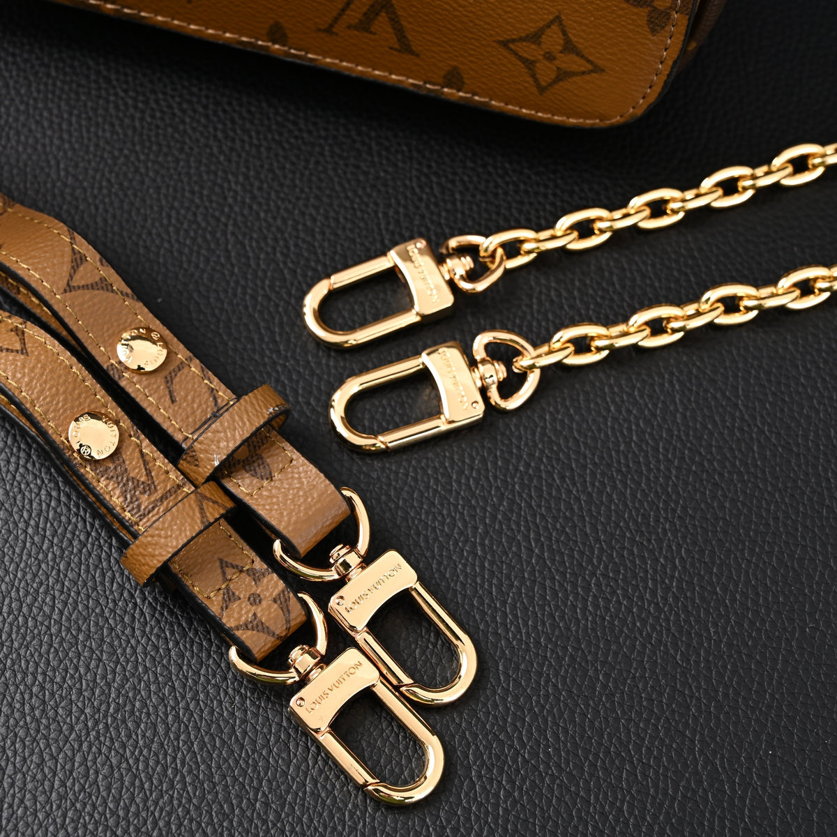 Louis Vuitton Petite Malle Souple Monogram Canvas Handbag