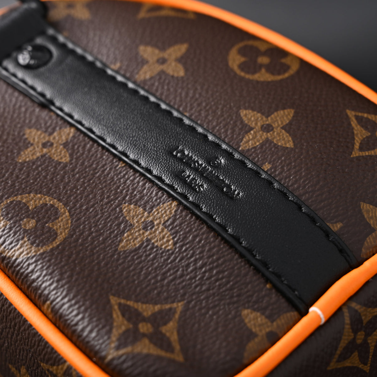 Louis Vuitton Keepall Bandoulière 50 – Monogram Canvas with Neon Orange Trim Travel Bag