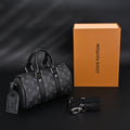Louis Vuitton Keepall Bandoulière 50 – Monogram Eclipse Canvas Travel Bag