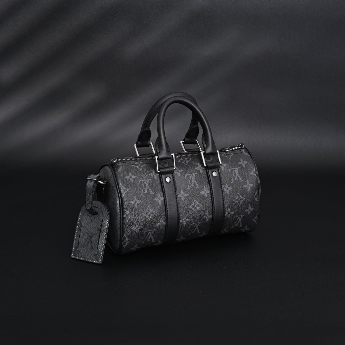 Louis Vuitton Keepall Bandoulière 50 – Monogram Eclipse Canvas Travel Bag